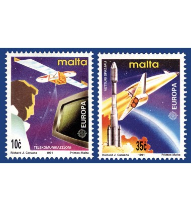 MALTA STAMPS EUROPA 1991