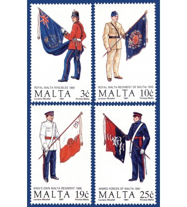 MALTA STAMPS MALTESE UNIFORMS 5TH SERIES