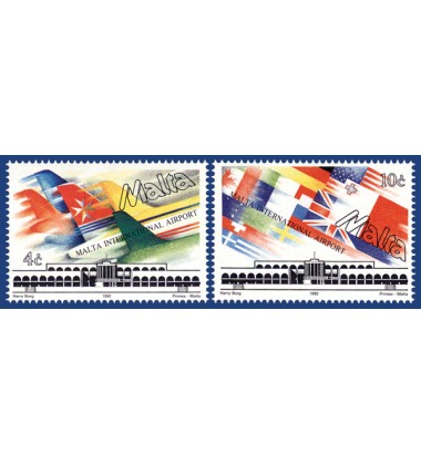 MALTA STAMPS MALTA INTERNATIONAL AIRPORT