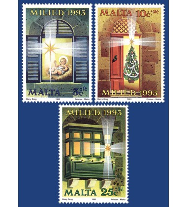 MALTA STAMPS CHRISTMAS 1993