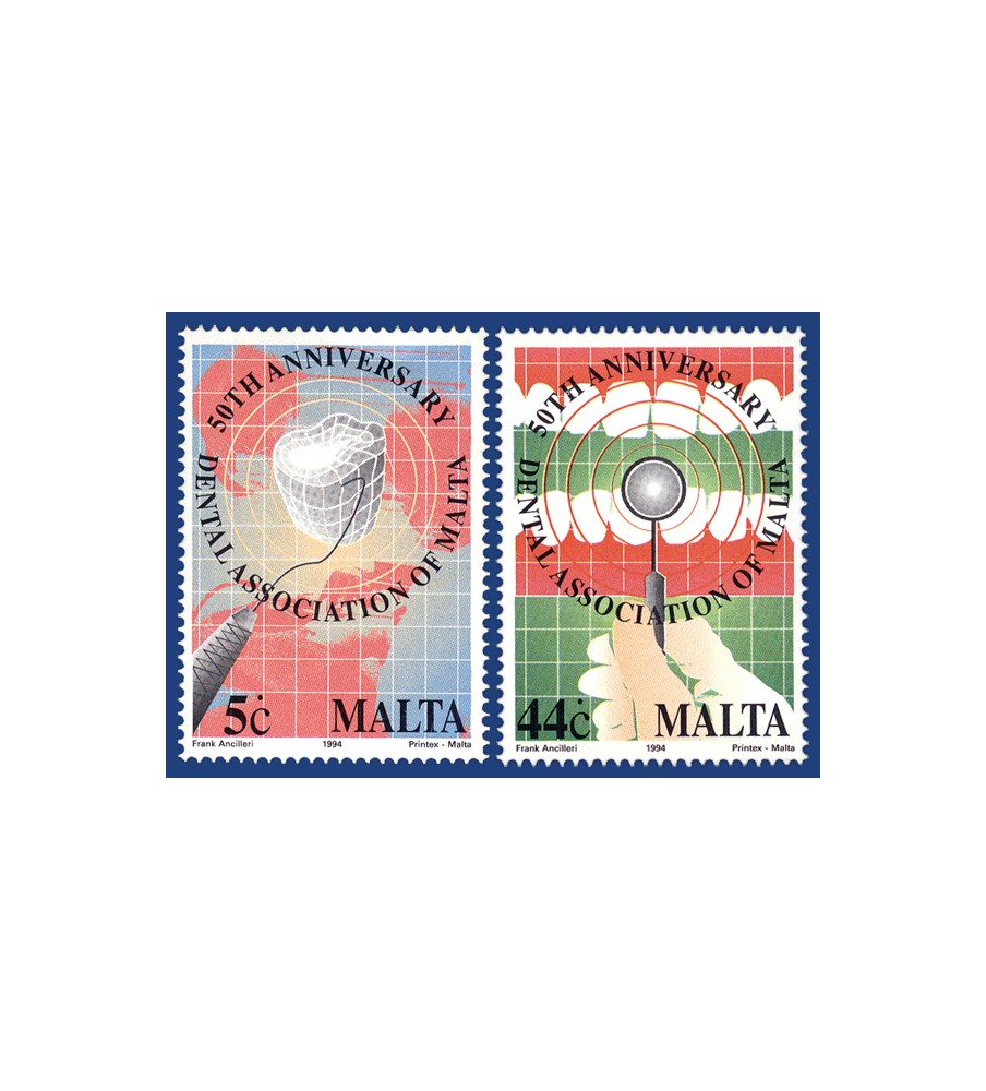 1994 Feb 12 MALTA STAMPS 50TH ANNIVERSARY OF THE DENTAL ASSOCATION