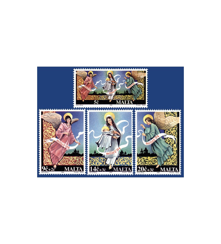 1994 Oct 26 MALTA STAMPS CHRISTMAS 1994