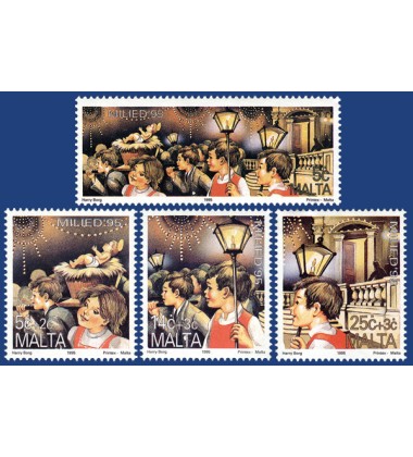 MALTA STAMPS CHRISTMAS 1995