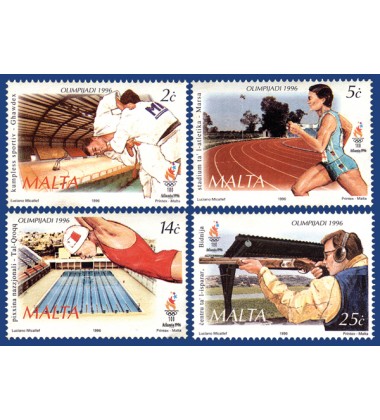 MALTA STAMPS OLYMPIC GAMES - ATLANTA 1996