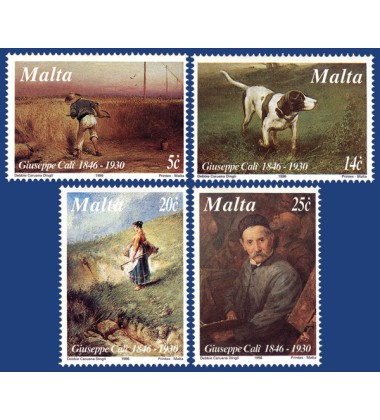 MALTA STAMPS GIUSEPPE CALí