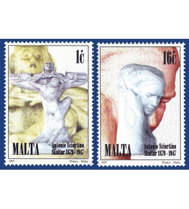 MALTA STAMPS ANTONIO SCIORTINO