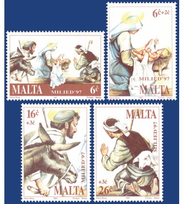 MALTA STAMPS CHRISTMAS 1997