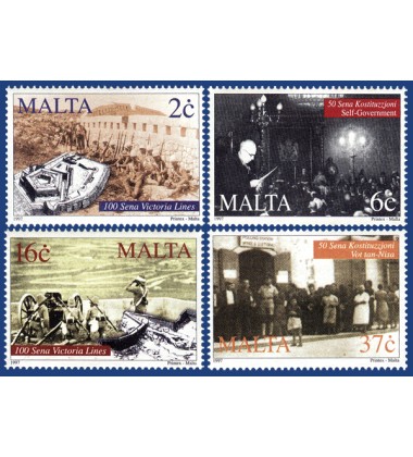 MALTA STAMPS COMMEMORATIONS