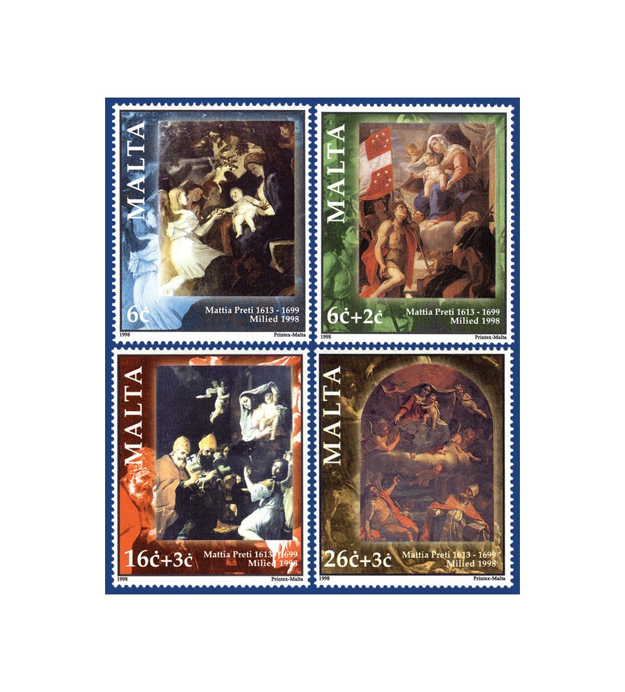 1998 Nov 19 MALTA STAMPS CHRISTMAS 1998