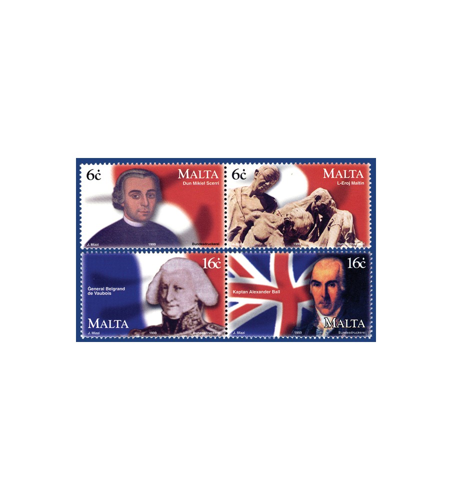 1999 Oct 06 MALTA STAMPS COMMEMORATIONS