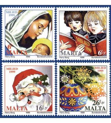 MALTA STAMPS CHRISTMAS 1999