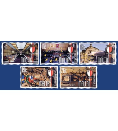 MALTA STAMPS ANNIVERSARY OF THE REPUBLIC OF MALTA