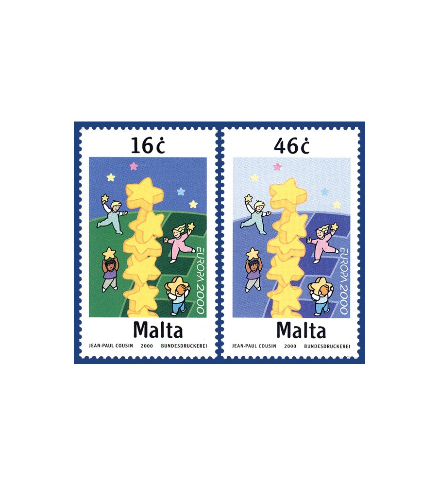 2000 May 09  MALTA STAMPS EUROPA 2000