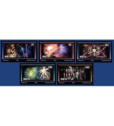 MALTA STAMPS FIREWORKS