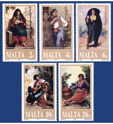 MALTA STAMPS CARUANA DINGLI