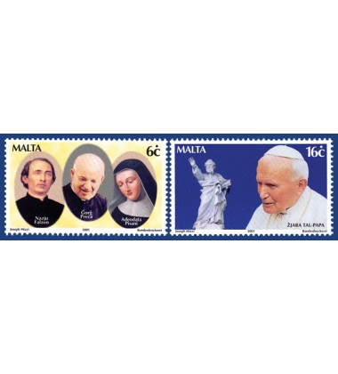 MALTA STAMPS POPE'S VISIT