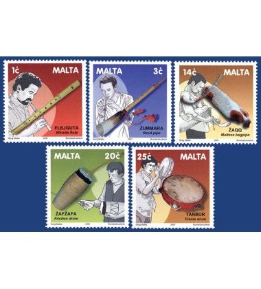 MALTA STAMPS OLD MALTESE INSTRUMENTS