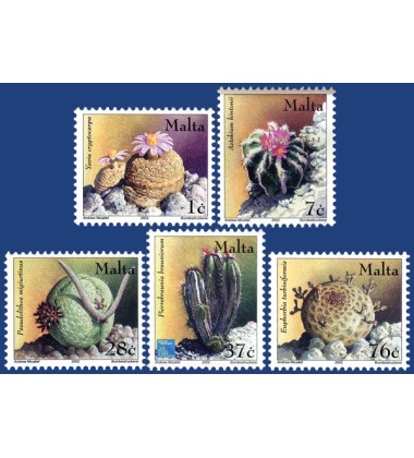 MALTA STAMPS CACTI & SUCCULENTS