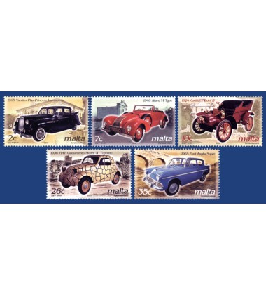 MALTA STAMPS VINTAGE CARS