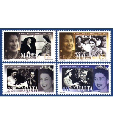 MALTA STAMPS QUEEN'S CORONATION JUBILEE