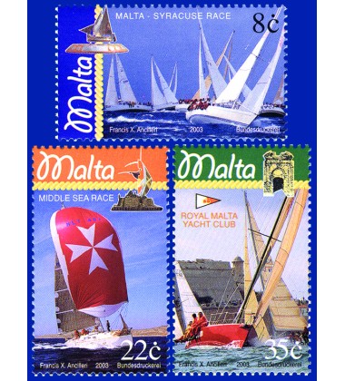 MALTA STAMPS SAILING