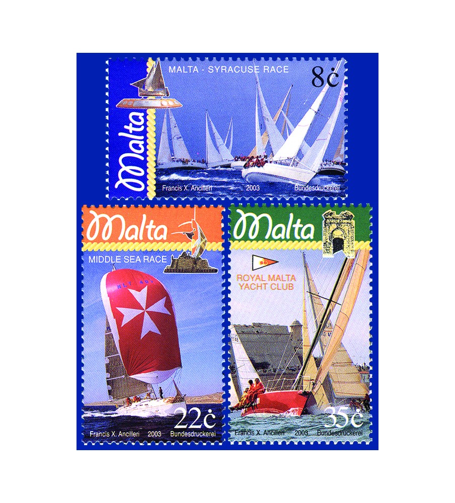 2003 Sep 30 MALTA STAMPS SAILING