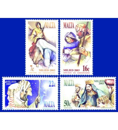 MALTA STAMPS CHRISTMAS 2003