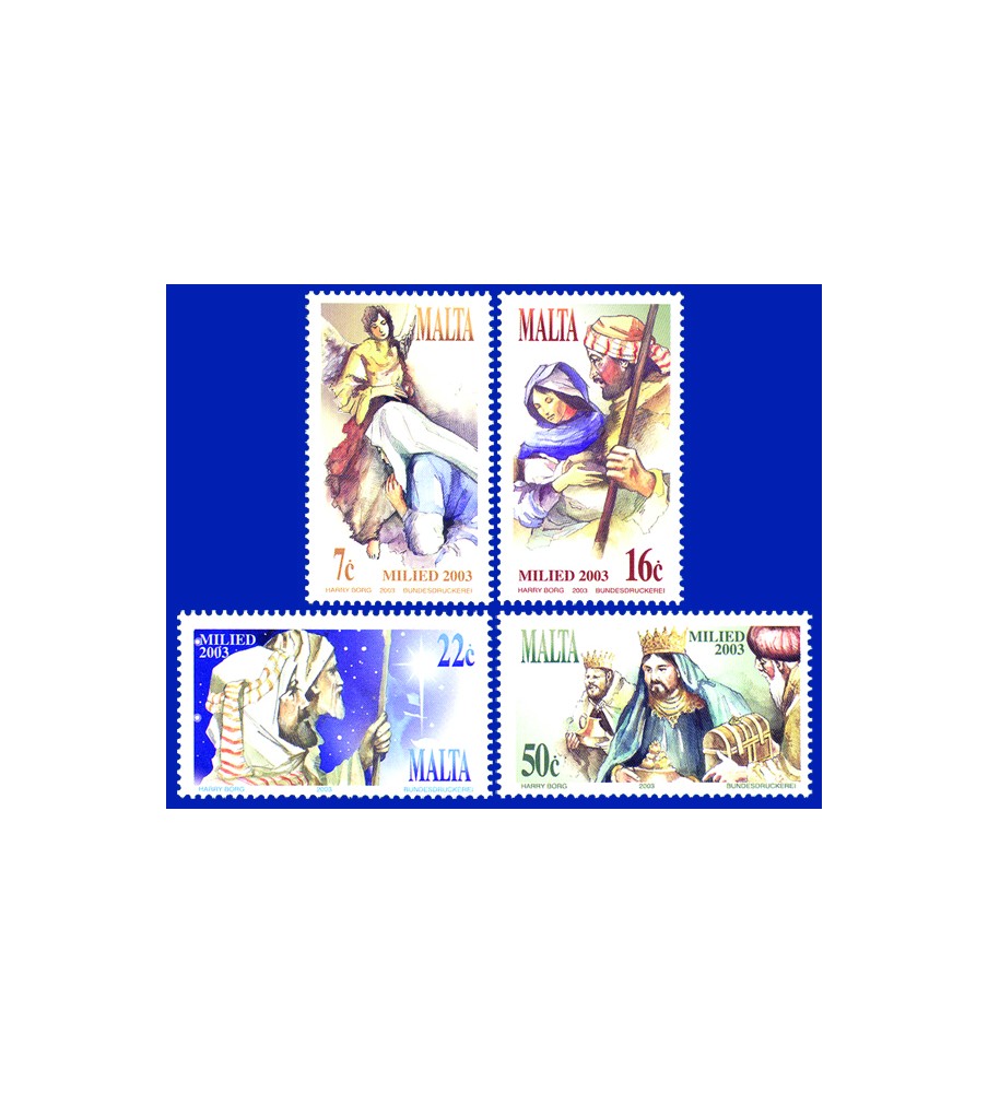 2003 Nov 12 MALTA STAMPS CHRISTMAS 2003