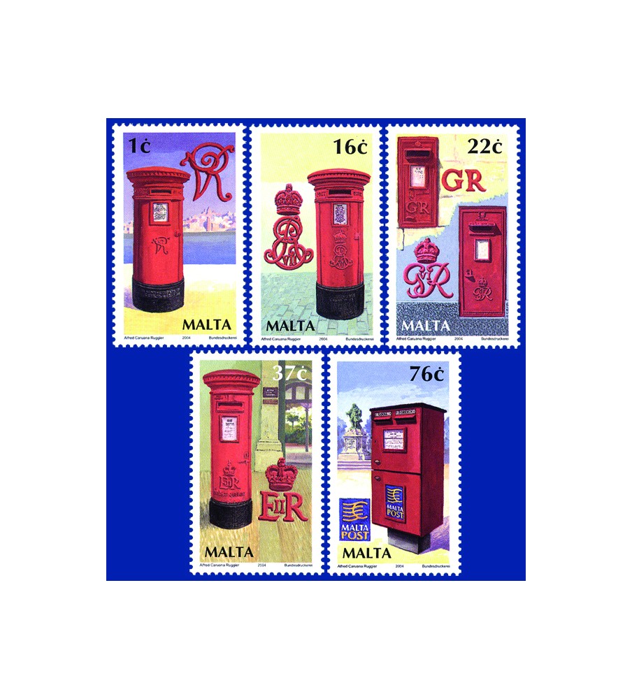 2004 Mar 12 MALTA STAMPS LETTER BOXES