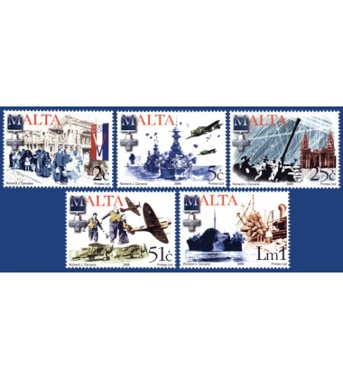 MALTA STAMPS BATTLE OF MALTA