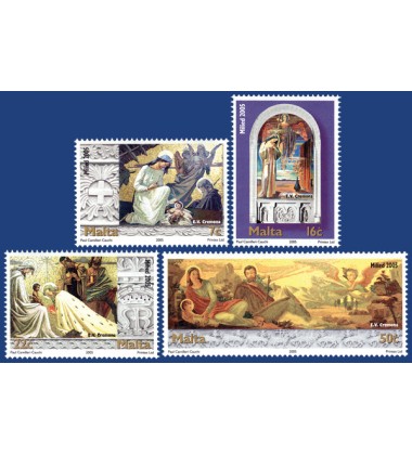 MALTA STAMPS CHRISTMAS 2005