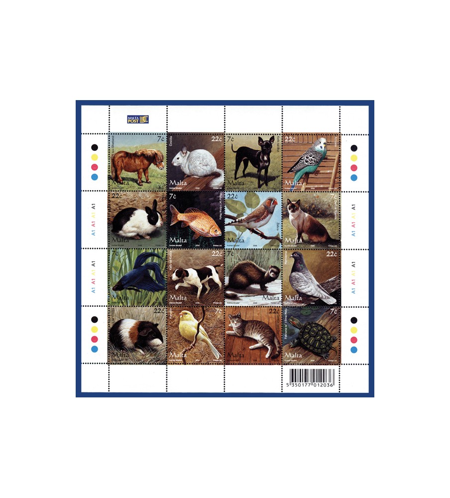 2006 Mar 14 MALTA STAMPS DOMESTIC PETS