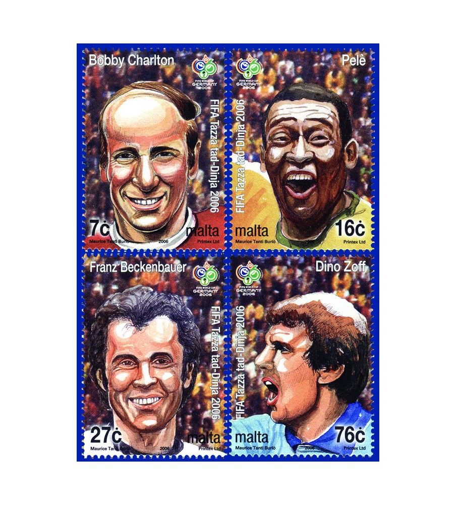 2006 Jun 02 MALTA STAMPS FIFA WORLD CUP 2006