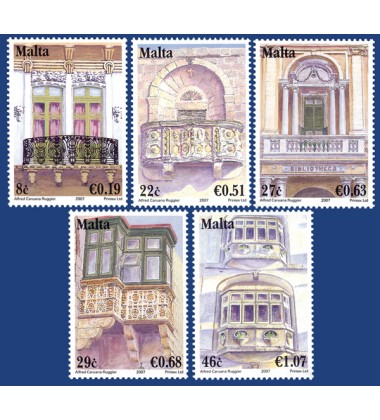 MALTA STAMPS MALTESE BALCONIES