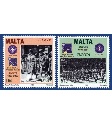 MALTA STAMPS EUROPA 2007