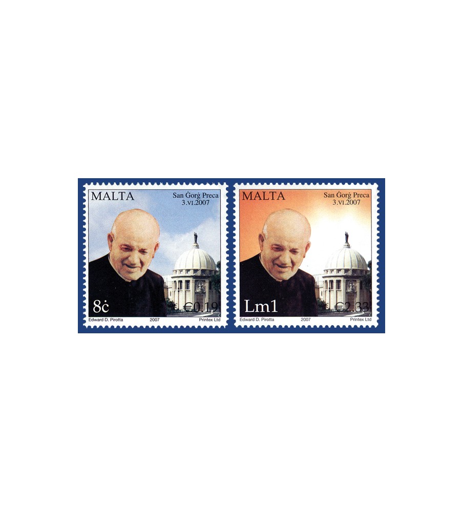 2007 May 28 MALTA STAMPS SAN GORG PRECA