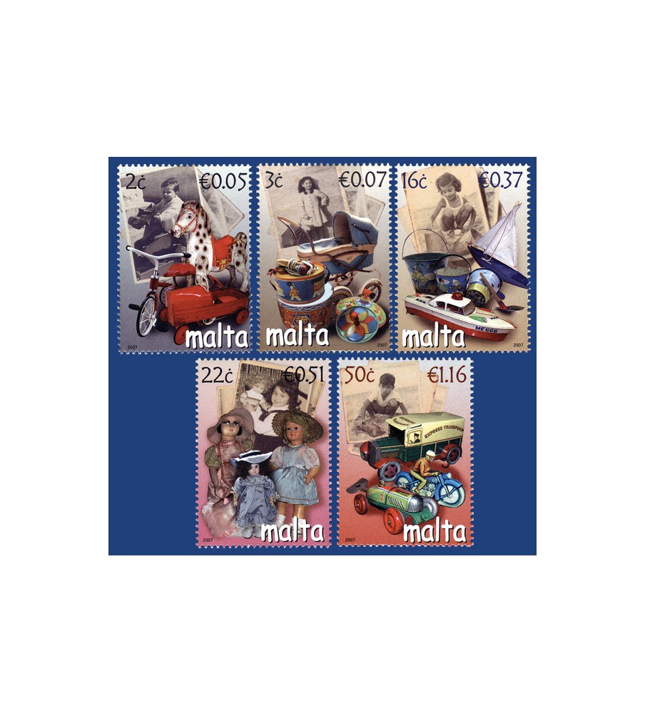 2007 Jun 12 MALTA STAMPS TOYS