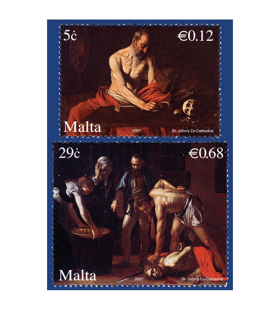 2007 Jul 20 MALTA STAMPS CARAVAGGIO