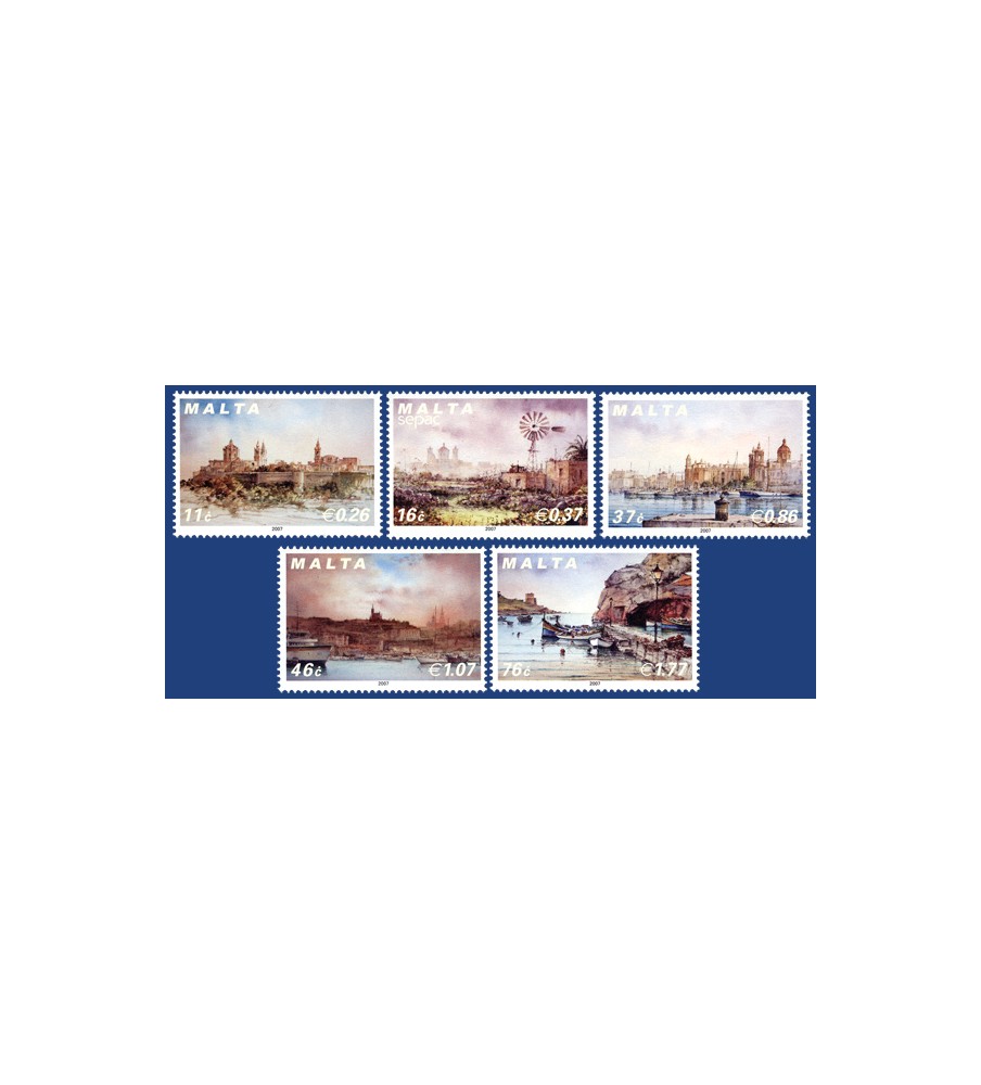 2007 Oct 01 MALTA STAMPS SCENERY