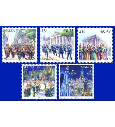 MALTA STAMPS BANDS