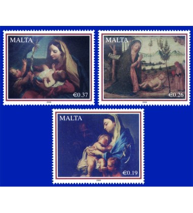 MALTA STAMPS CHRISTMAS 2008