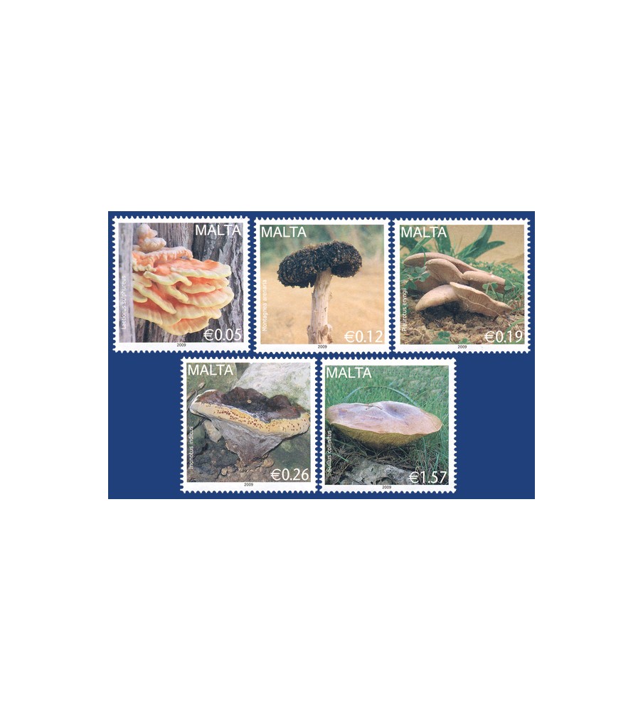 2009 Mar 27 MALTA STAMPS FUNGI