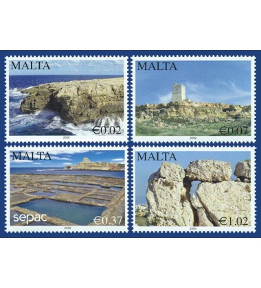 MALTA STAMPS SCENERY- 2009