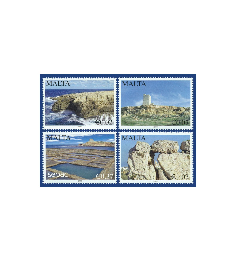 2009 Sep 16 MALTA STAMPS SCENERY- 2009