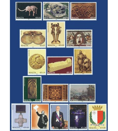 MALTA STAMPS DEFINITVE SET 2009