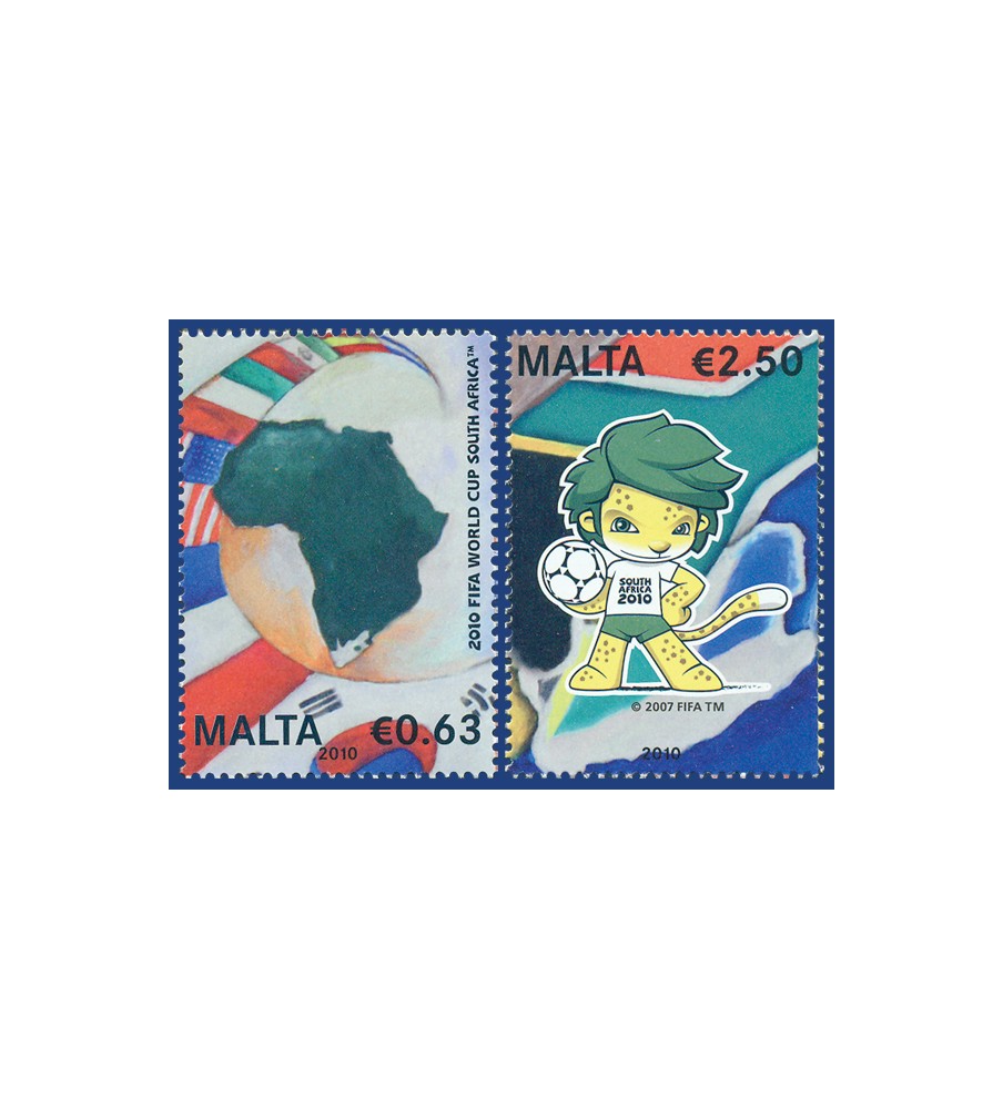 2010 Jun 11 MALTA STAMPS FIFA WORLD CUP 2010