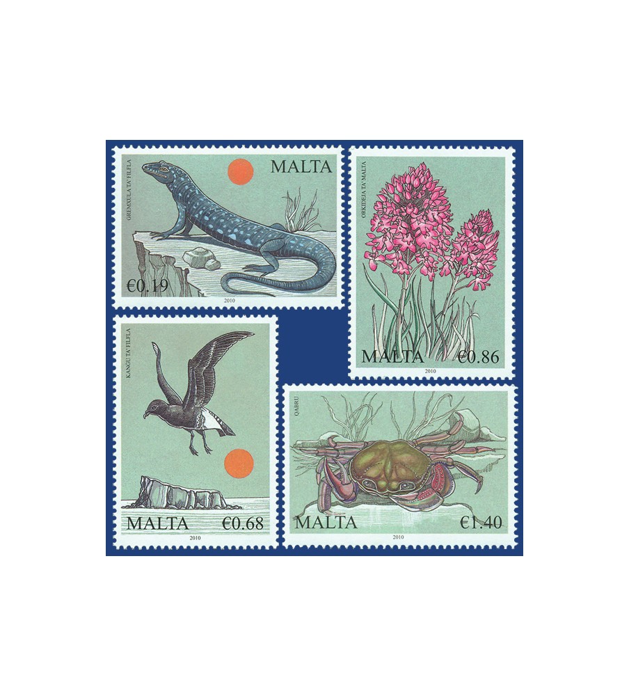 2010 Sep 23 MALTA STAMPS INTERNATIONAL YEAR OF BIODIVERSITY