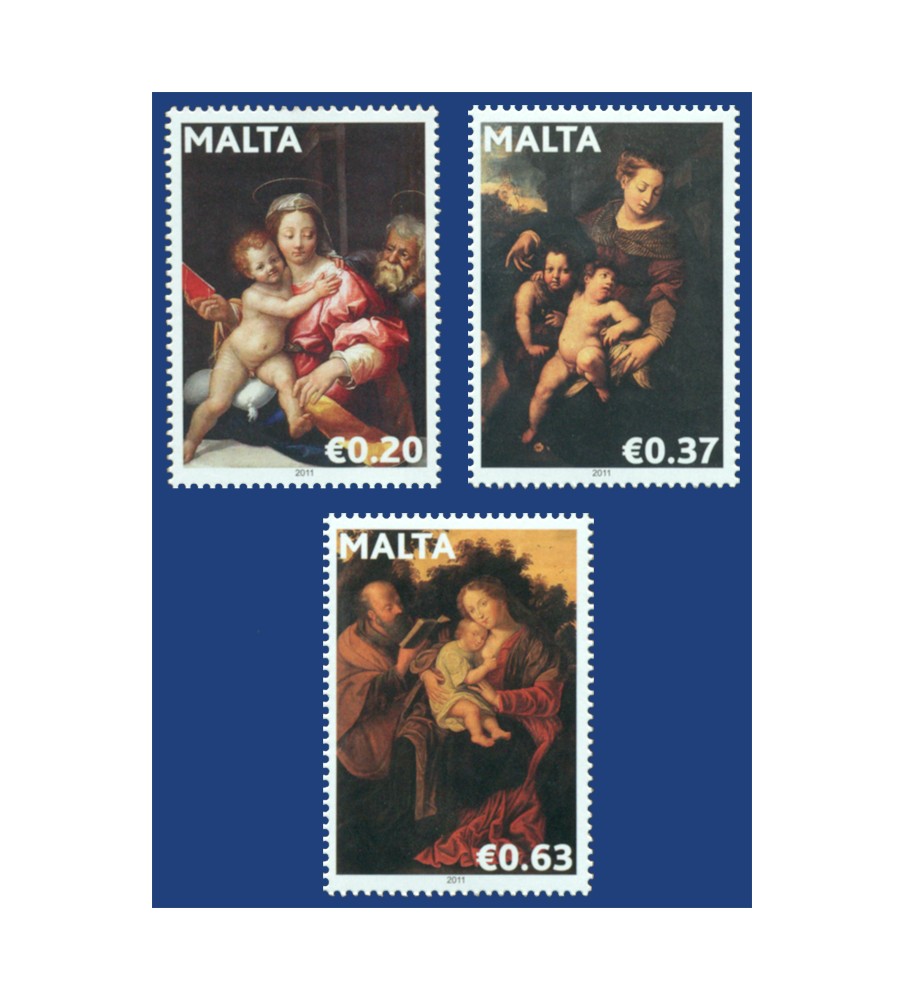 2011 Nov 15 MALTA STAMPS CHRISTMAS 2011