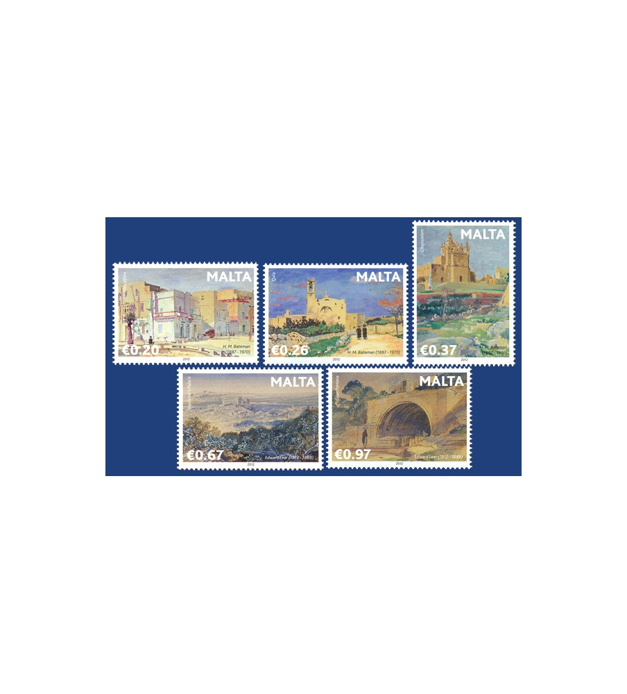 2012 Mar 23 MALTA STAMPS INTERNATIONAL ARTISTS