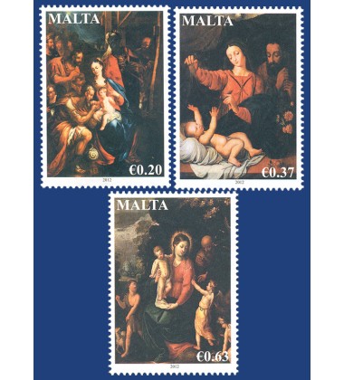 MALTA STAMPS CHRISTMAS 2012